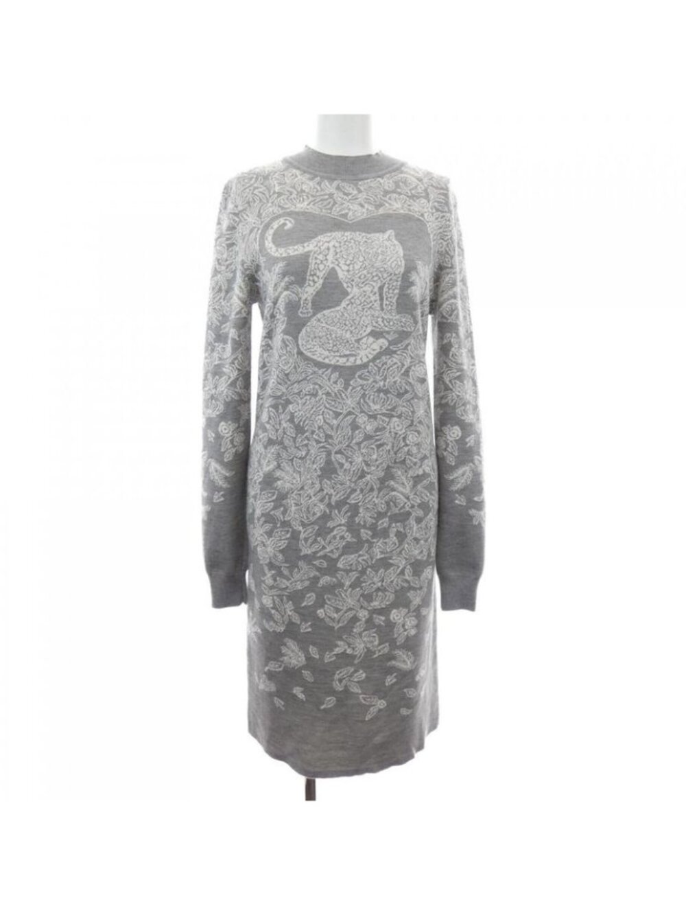 Hermes Jungle Love Dress Gray Translucency